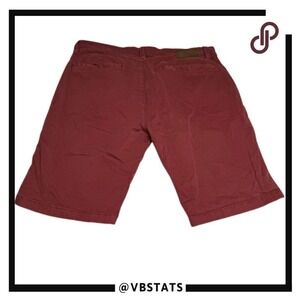 Mavi Jeans Men's 600 Jacob Chino Shorts Red Size 36